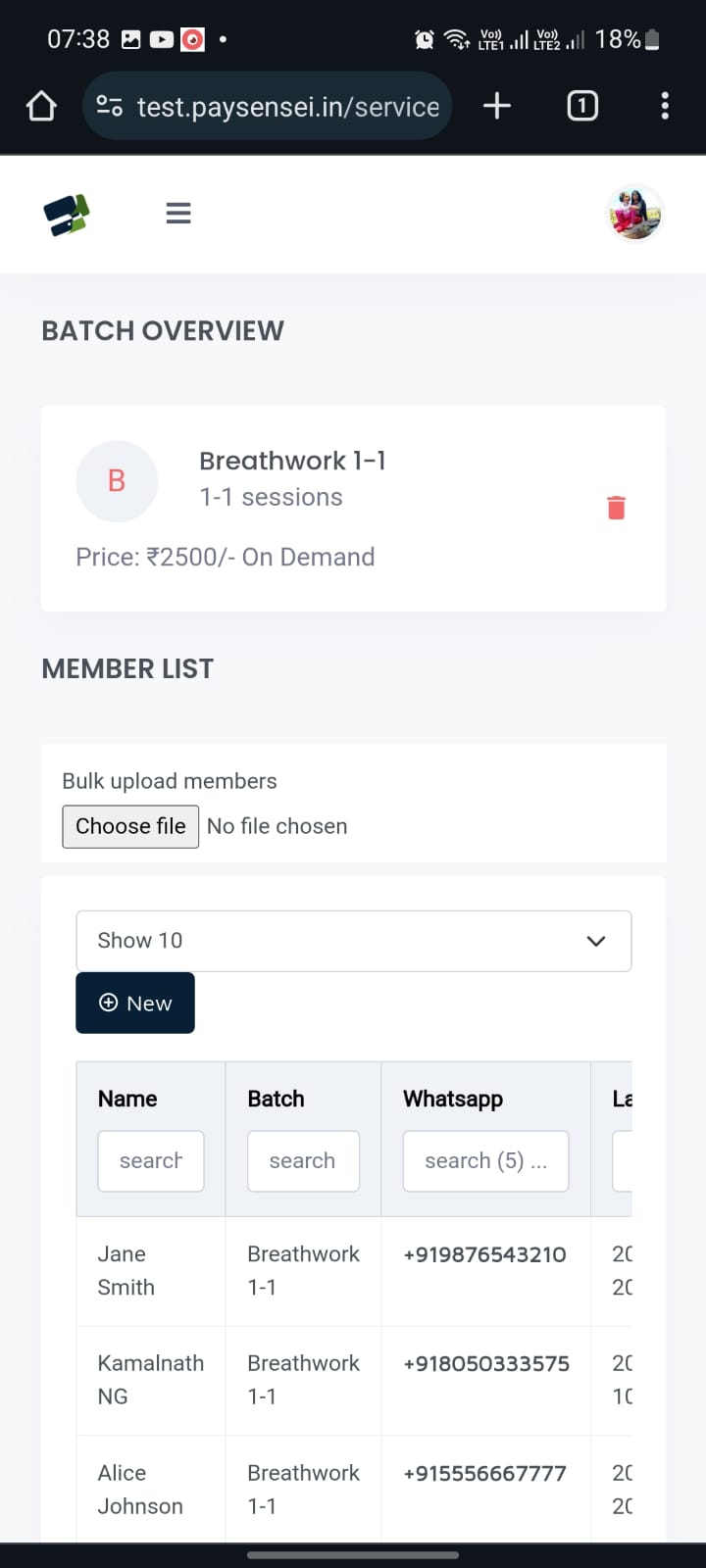 Batch Overview