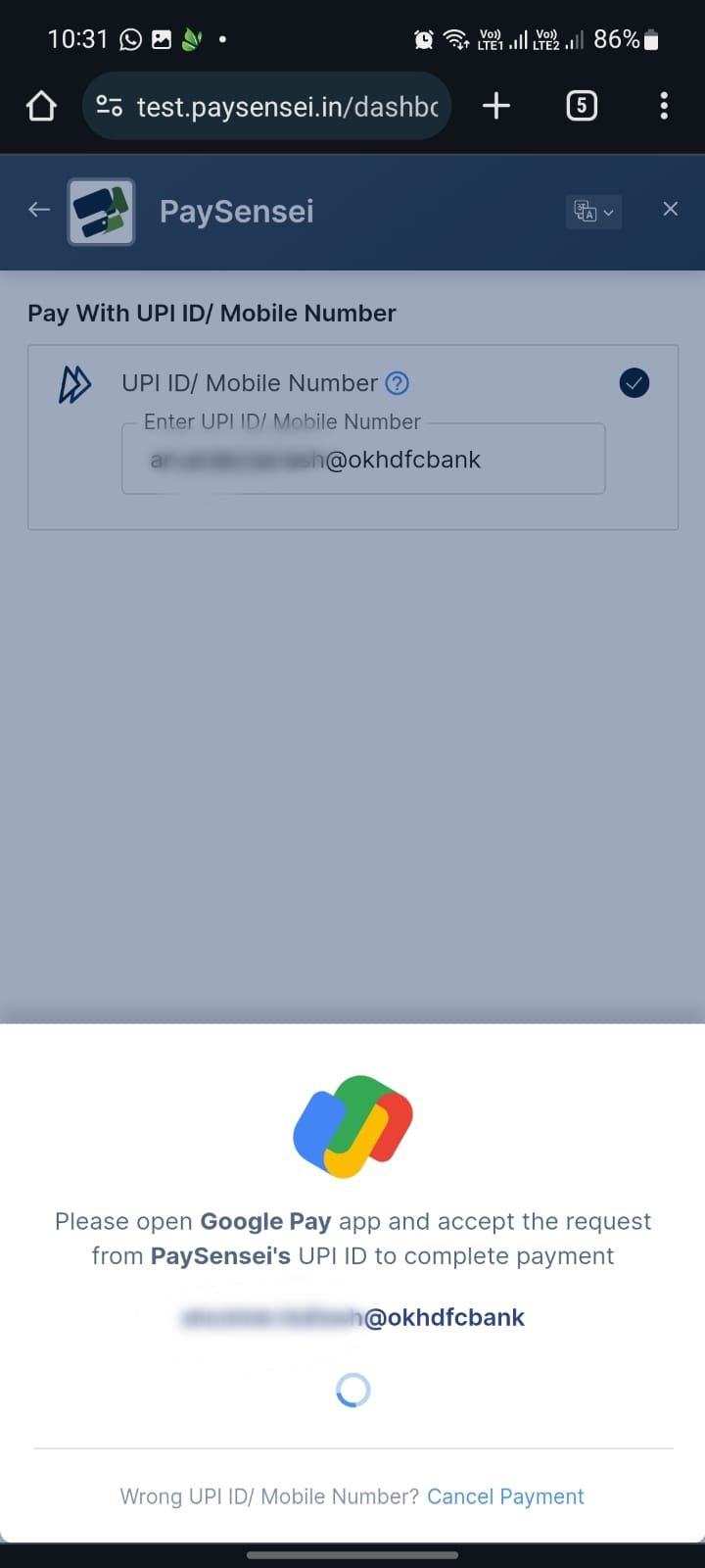 Pay Subscription
