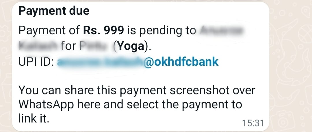 Payment Reminder